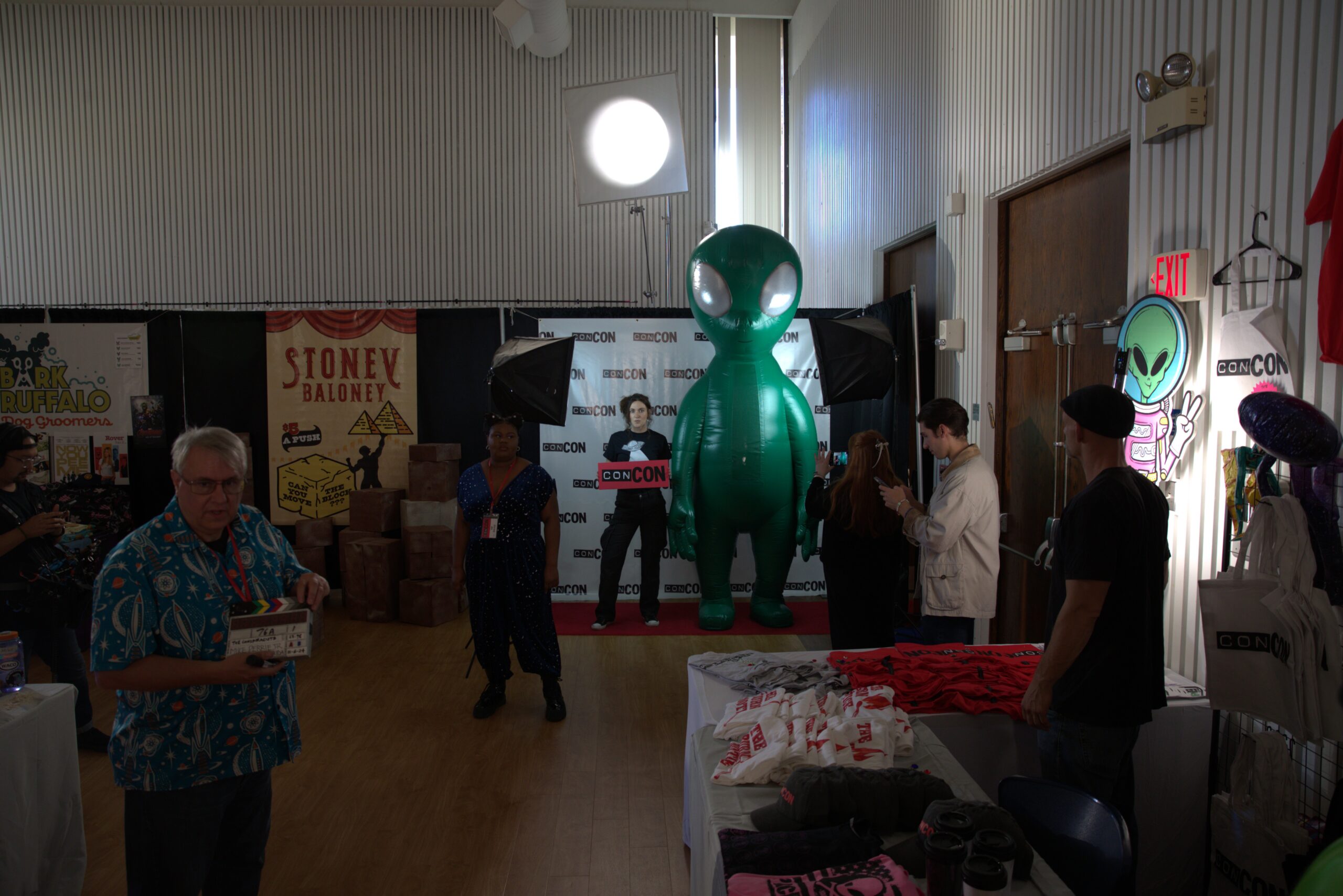 ConCon Behind The Scenes with Green Guy