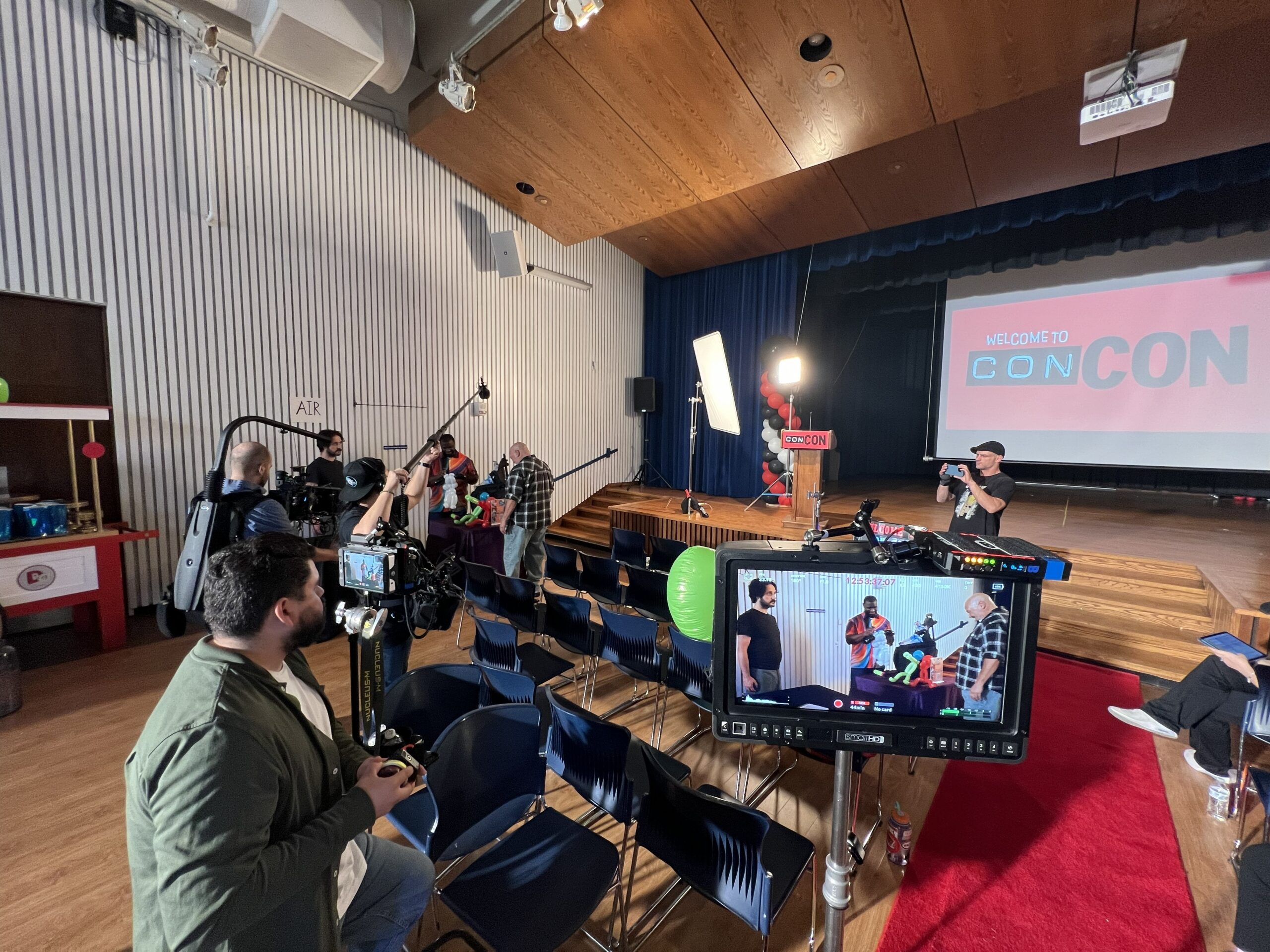 ConCon Behind The Scenes stage shot
